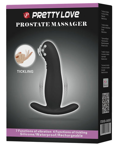 Pretty Love Eudora Vibrating Prostate Massager 7 Function - Black