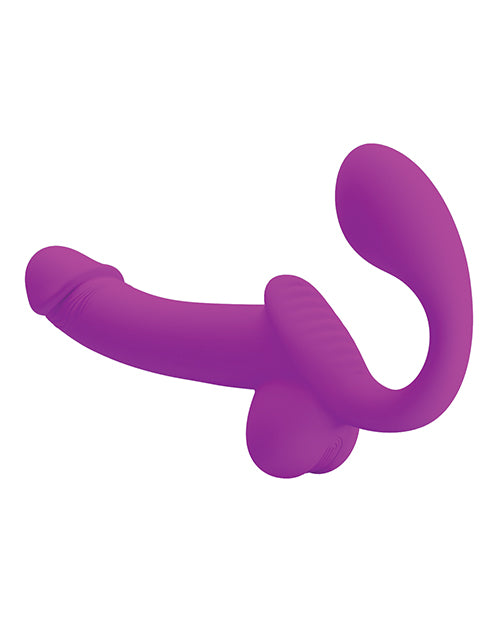 Pretty Love Kelpie Squirting Strapless Strap On - Fuchsia