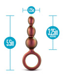 Blush Anal Adventures Matrix Beaded Loop Plug - Copper