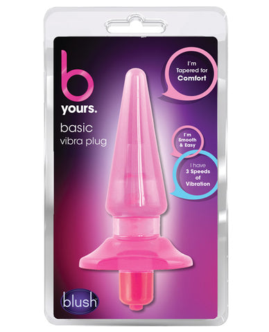 Blush B Yours Basic Vibra Plug - Pink