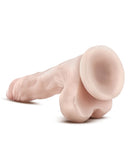 Blush Dr. Skin Stud Muffin 8.5 Inch Dong W-suction Cup - Beige