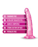 Blush B Yours Plus 7.5 Inch Lust N' Thrust Dildo - Pink