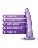 Blush B Yours Plus 7.5 Inch Lust N' Thrust Dildo - Purple