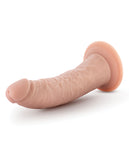 Blush Dr. Skin 7 Inch Cock W-suction Cup - Vanilla