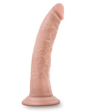 Blush Dr. Skin 7 Inch Cock W-suction Cup - Vanilla