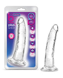 Blush B Yours Plus 7.5 Inch Lust N' Thrust Dildo - Clear