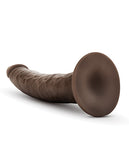 Blush Dr. Skin Glide 7.5 Inch Self Lubricating Dildo - Chocolate