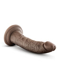 Blush Dr. Skin Glide 7.5 Inch Self Lubricating Dildo - Chocolate