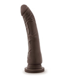 Blush Dr. Skin Plus 9 Inch Posable Dildo - Chocolate