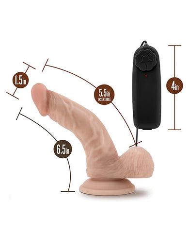 Blush Dr. Skin Dr. Ken 6.5 Inch Cock W-suction Cup - Vanilla