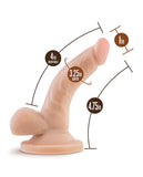 Blush Dr. Skin 4 Inch Mini Cock - Beige