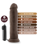 Blush Dr. Skin Dr. Throb 9.5 Inch Cock W-suction Cup - Chocolate