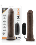 Blush Dr. Skin Dr. Throb 9.5 Inch Cock W-suction Cup - Chocolate