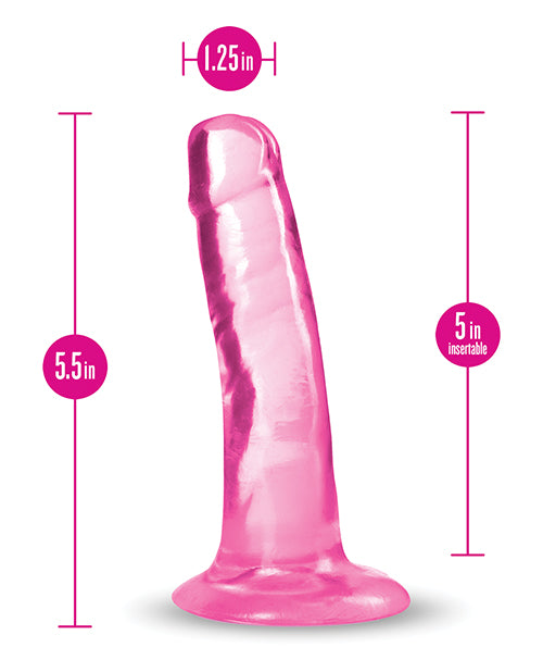 Blush B Yours Plus 5.5 Inch Hard N' Happy Dildo - Pink