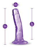 Blush B Yours Plus 5.5 Inch Hard N' Happy Dildo - Purple