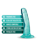 Blush B Yours Plus 5.5 Inch Hard N' Happy Dildo - Teal