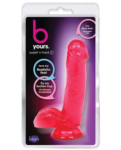 Blush B Yours Sweet N Hard 1 W-suction Cup - Pink