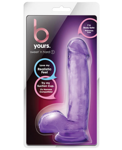 Blush B Yours Sweet N Hard 1 W-suction Cup - Purple