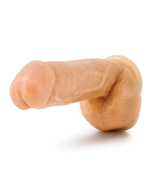 Blush Hung Rider Trigger 7 Inch Dildo W-suction Cup - Flesh