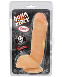 Blush Hung Rider Trigger 7 Inch Dildo W-suction Cup - Flesh