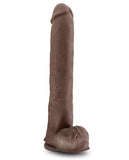 Blush Au Naturel Daddy 14 Inch Sensa Feel Dual Density Dong W-suction Cup - Chocolate