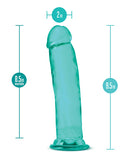 Blush B Yours Plus 9.5 Inch Thrill N Drill - Teal