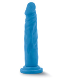 Blush Neo Dual Density 7.5 Inch Cock - Neon Blue