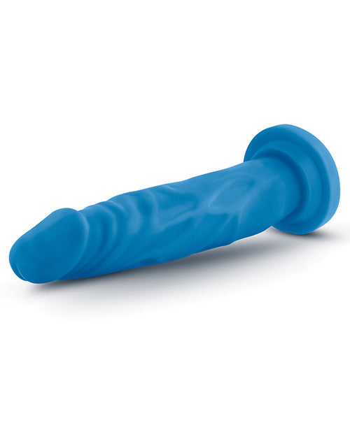 Blush Neo Dual Density 7.5 Inch Cock - Neon Blue