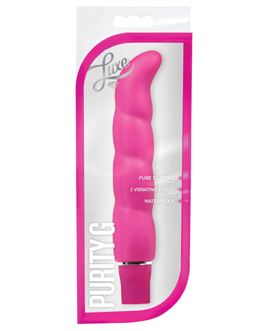 Blush Luxe Purity G Silicone Vibrator - Pink