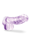 Blush Naturally Yours 6 Inch Crystalline Dildo - Amethyst