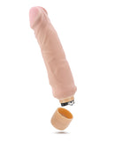 Blush X5 Plus Hard On Vibrating 9 Inch Dildo - Beige