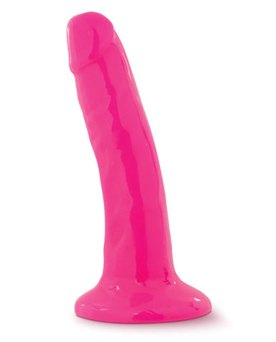 Blush Neo 5.5 Inch Dual Density Cock - Neon Pink