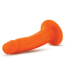 Blush Neo Dual Density 6 Inch Cock - Neon Orange