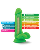 Blush Neo Dual Density 6 Inch Cock - Neon Green