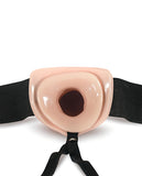 Blush Dr. Skin 7 Inch Hollow Strap On - Vanilla