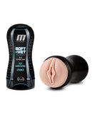 Blush M For Men Soft And Wet Pussy With Pleasure Orbs Self Lubricating Stroker - Vanilla