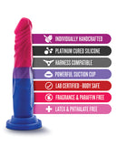 Blush Avant P8 Bisexual Pride Dildo - Love