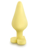 Blush Play With Me Naughty Candy Heart Spank Me Plug - Yellow