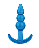 Blue Line C & B 3.75 Inch Beginners Beaded Plug - Jelly Blue