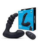 Blue Line Vibrating Prostate Prodder W-remote - Black