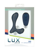 Lux Active Lx3 4.3 Inch Vibrating Anal Trainer - Dark Blue