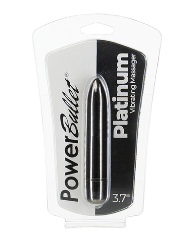 Power Bullet 3.7 Inch Platinum Vibrating Massager