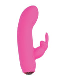 Alice's Bunny Rechargeable Bullet W-rabbit Sleeve - 10 Functions Pink