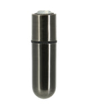 First Class Mini Rechargeable Bullet W-crystal - 9 Functions Gun Metal