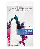 Crystal Addiction 6 Inch Dong - Clear