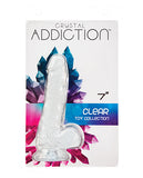 Crystal Addiction 7 Inch Dong - Clear