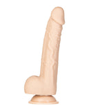 Addiction 9.4 Inch Tristan Dildo - Beige