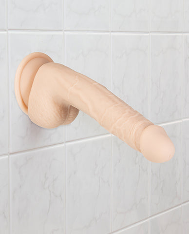 Addiction 9.4 Inch Tristan Dildo - Beige