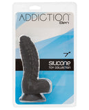 Addiction Ben 7 Inch Dildo - Black