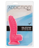 Addiction Tom 7 Inch Dildo - Hot Pink